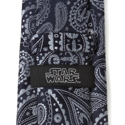 Star Wars Mandalorian Blue Paisley Tie Star Wars Ties - Paul Malone.com