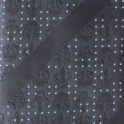 Star Wars Mandalorian Blue Dotted Striped Tie Star Wars Ties - Paul Malone.com