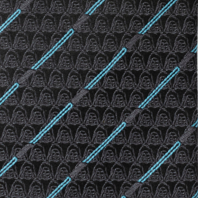 Star Wars Obi-Wan Kenobi Blue LIGHTSABER Pattern Black Tie, Tie Clip, and Gray Jedi Crest Dress Socks Gift Set Star Wars Socks - Paul Malone.com