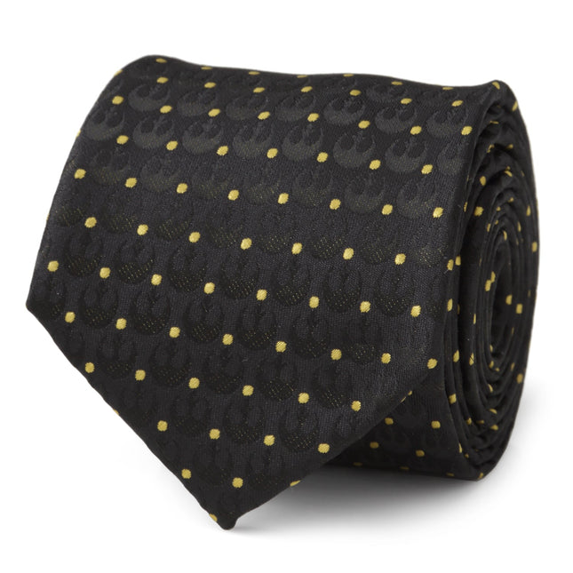 Star Wars Rebel Alliance Dotted Charcoal Tie Star Wars Ties - Paul Malone.com