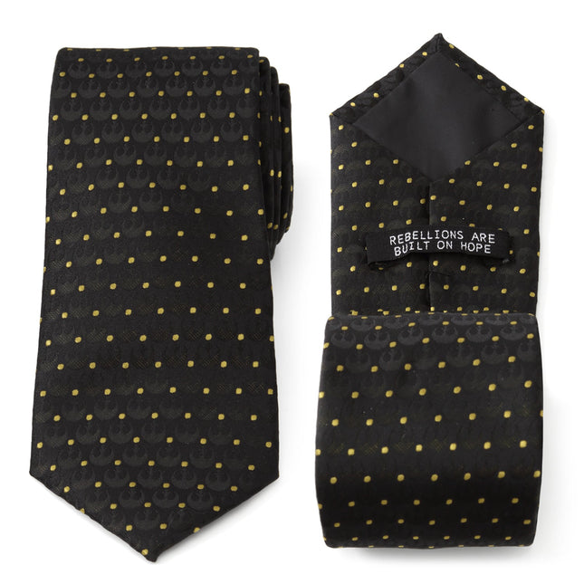 Star Wars Rebel Alliance Dotted Charcoal Tie Star Wars Ties - Paul Malone.com