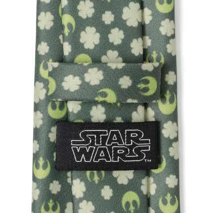 Star Wars Rebel Alliance Crest and Shamrock Green Tie Cufflinks.com Tie - Paul Malone.com