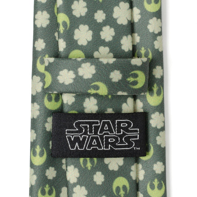 Star Wars Rebel Alliance Crest and Shamrock Green Tie Cufflinks.com Tie - Paul Malone.com