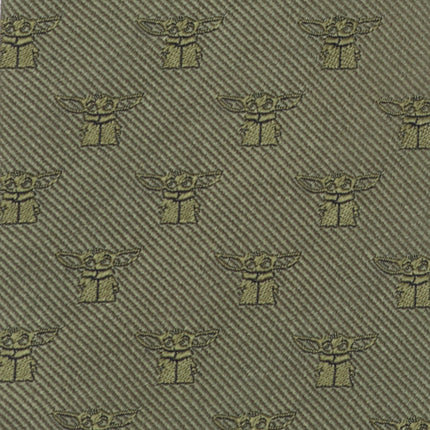 Star Wars Grogu Sage Green Tie Star Wars Ties - Paul Malone.com