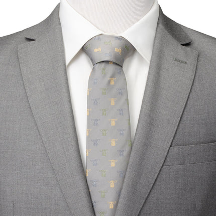 Star Wars Grogu Dotted Green Tie Star Wars Ties - Paul Malone.com