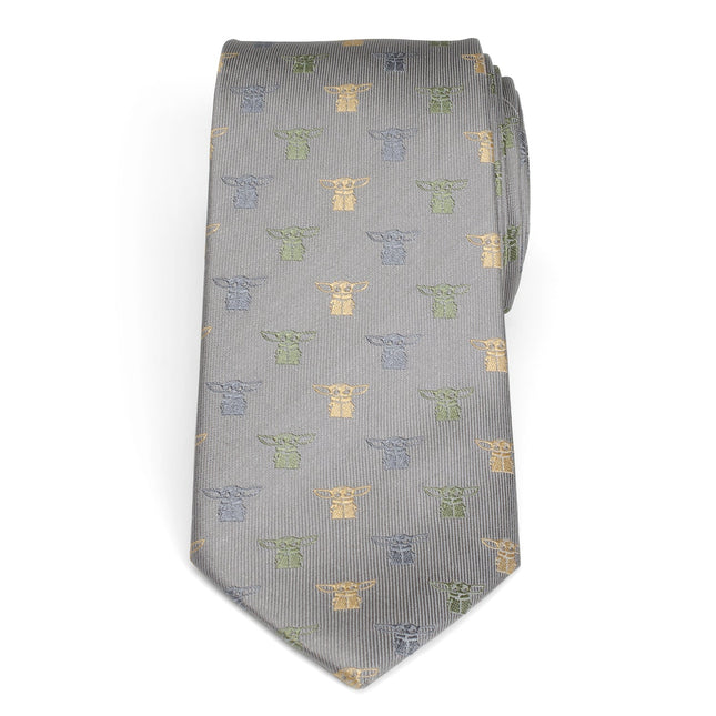 Star Wars Grogu Dotted Green Tie Star Wars Ties - Paul Malone.com