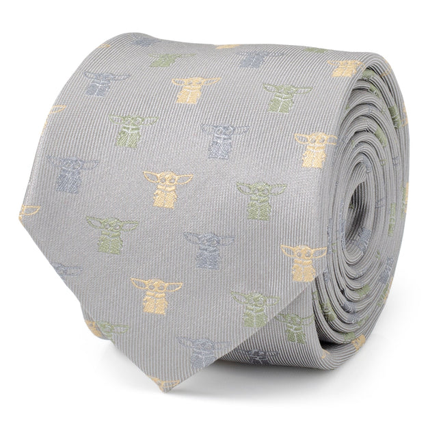 Star Wars Grogu Dotted Green Tie Star Wars Ties - Paul Malone.com