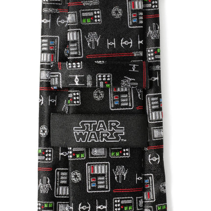 Star Wars Darth Vader Chest Plate Tie Star Wars Ties - Paul Malone.com