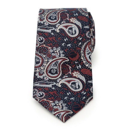 Star Wars Darth Vader Navy Multicolored Paisley Tie Star Wars Ties - Paul Malone.com