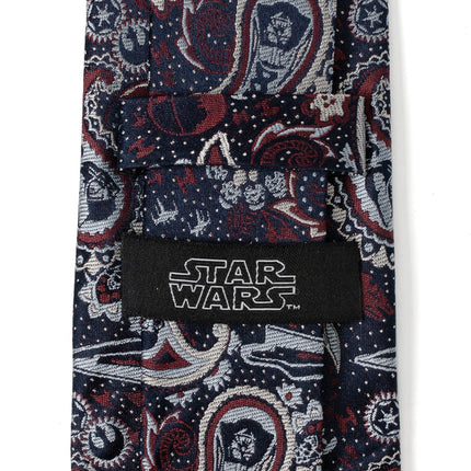 Star Wars Darth Vader Navy Multicolored Paisley Tie Star Wars Ties - Paul Malone.com