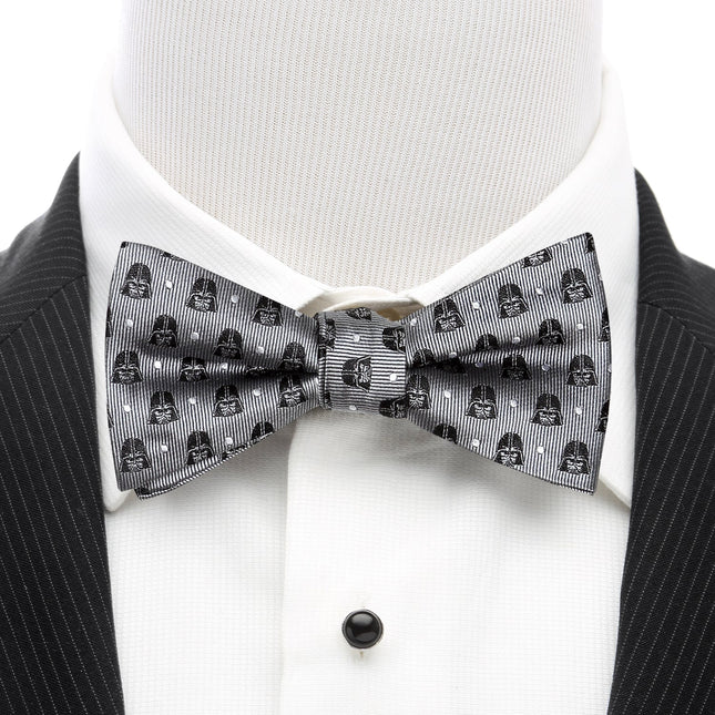 Star Wars Darth Vader Gray Polka Dot Bow Tie Cufflinks.com Bowtie - Paul Malone.com