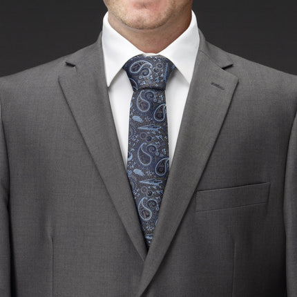Star Wars Darth Vader Blue and Gray Paisley Tie and Bracelet Gift Set Star Wars Ties - Paul Malone.com
