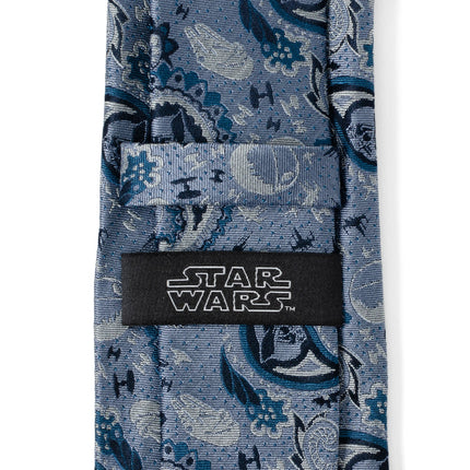 Star Wars Darth Vader Blue Tonal Paisley Tie Star Wars Ties - Paul Malone.com