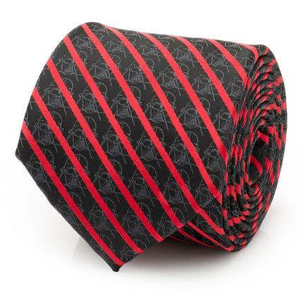 Star Wars Darth Vader Red and Black Striped Tie Star Wars Ties - Paul Malone.com