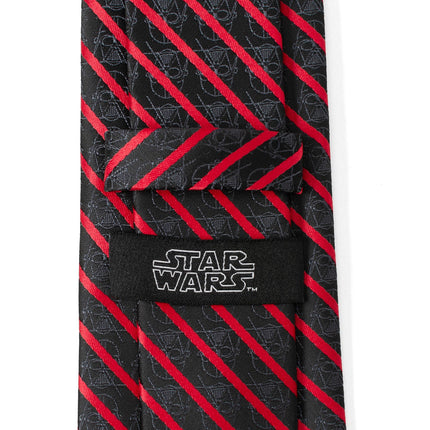 Star Wars Darth Vader Red and Black Striped Tie Star Wars Ties - Paul Malone.com