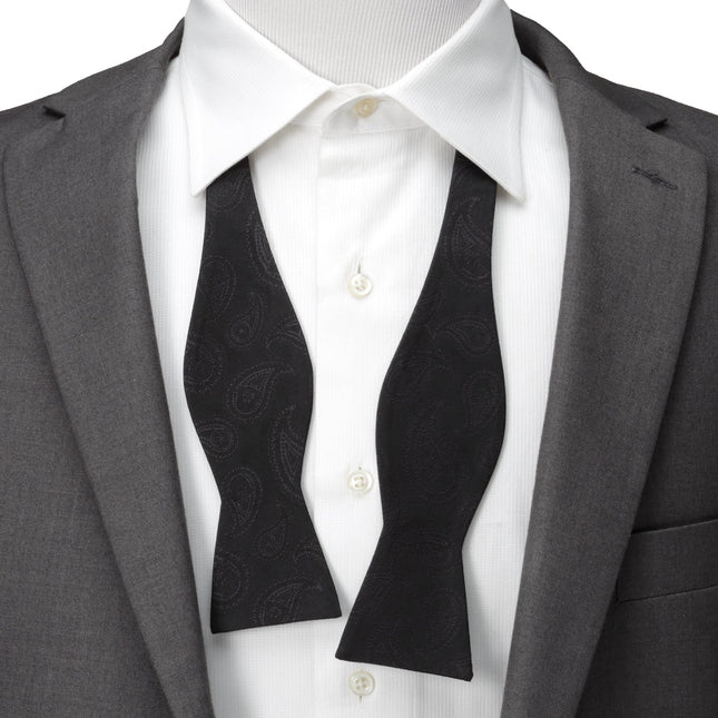 Star Wars Darth Vader Black Paisley Bow Tie Cufflinks.com Bowtie - Paul Malone.com