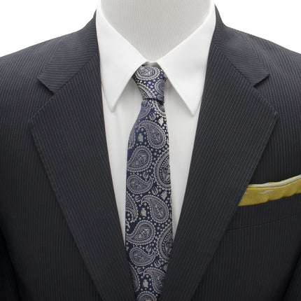 Star Wars Yoda Navy Paisley Tie Star Wars Ties - Paul Malone.com