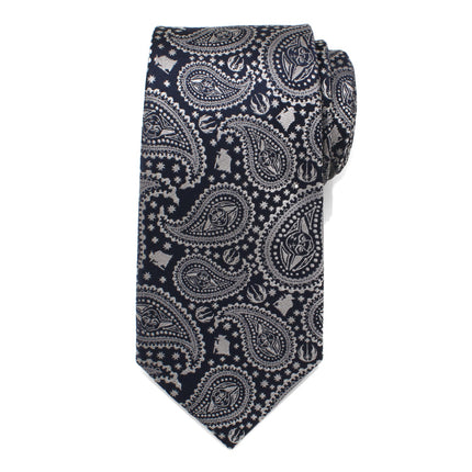 Star Wars Yoda Navy Paisley Tie Star Wars Ties - Paul Malone.com