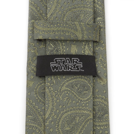 Star Wars Yoda Sage Green Silk Tie Star Wars Ties - Paul Malone.com