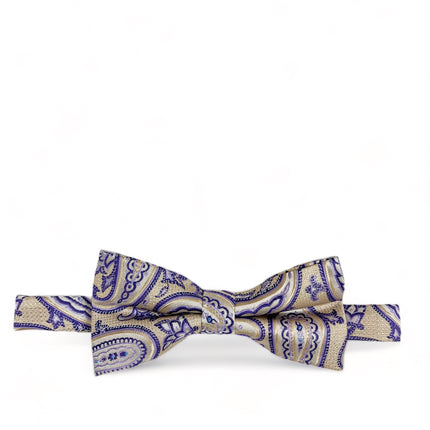 Sunset Gold Rough Paisley Men's Bow Tie Paul Malone Bow Ties - Paul Malone.com