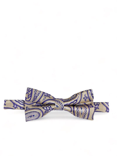Sunset Gold Rough Paisley Men's Bow Tie Paul Malone Bow Ties - Paul Malone.com