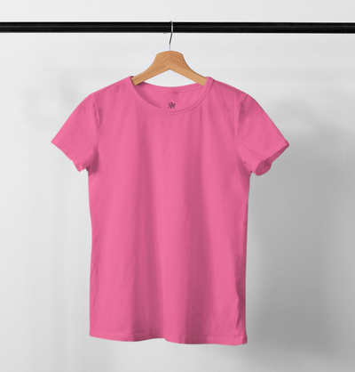 Paul Malone Azalea Pink Heavy Cotton T-Shirt Paul Malone T-Shirt - Paul Malone.com