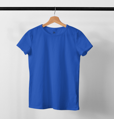 Paul Malone Solid Royal Blue Heavy Cotton T-Shirt Paul Malone T-Shirt - Paul Malone.com