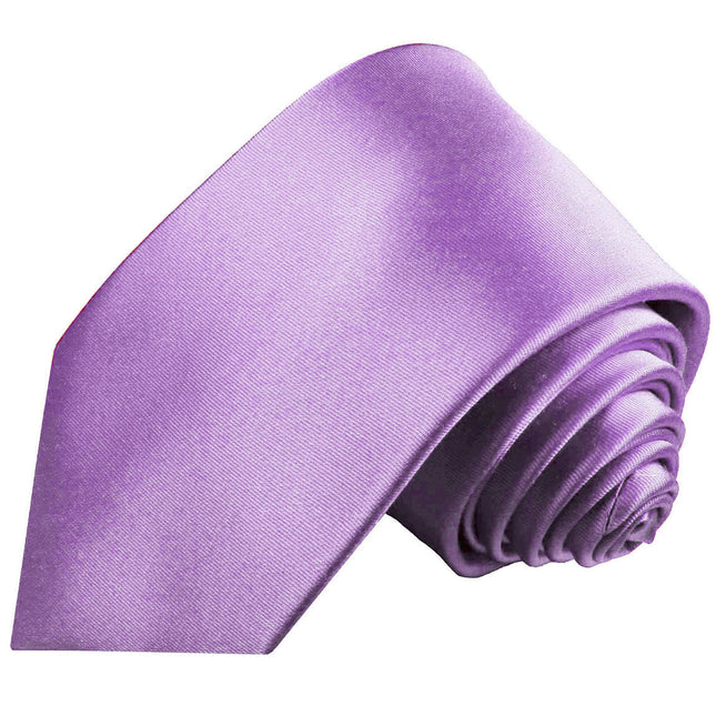 Solid Lavender Men's Necktie Vittorio Farina Ties - Paul Malone.com