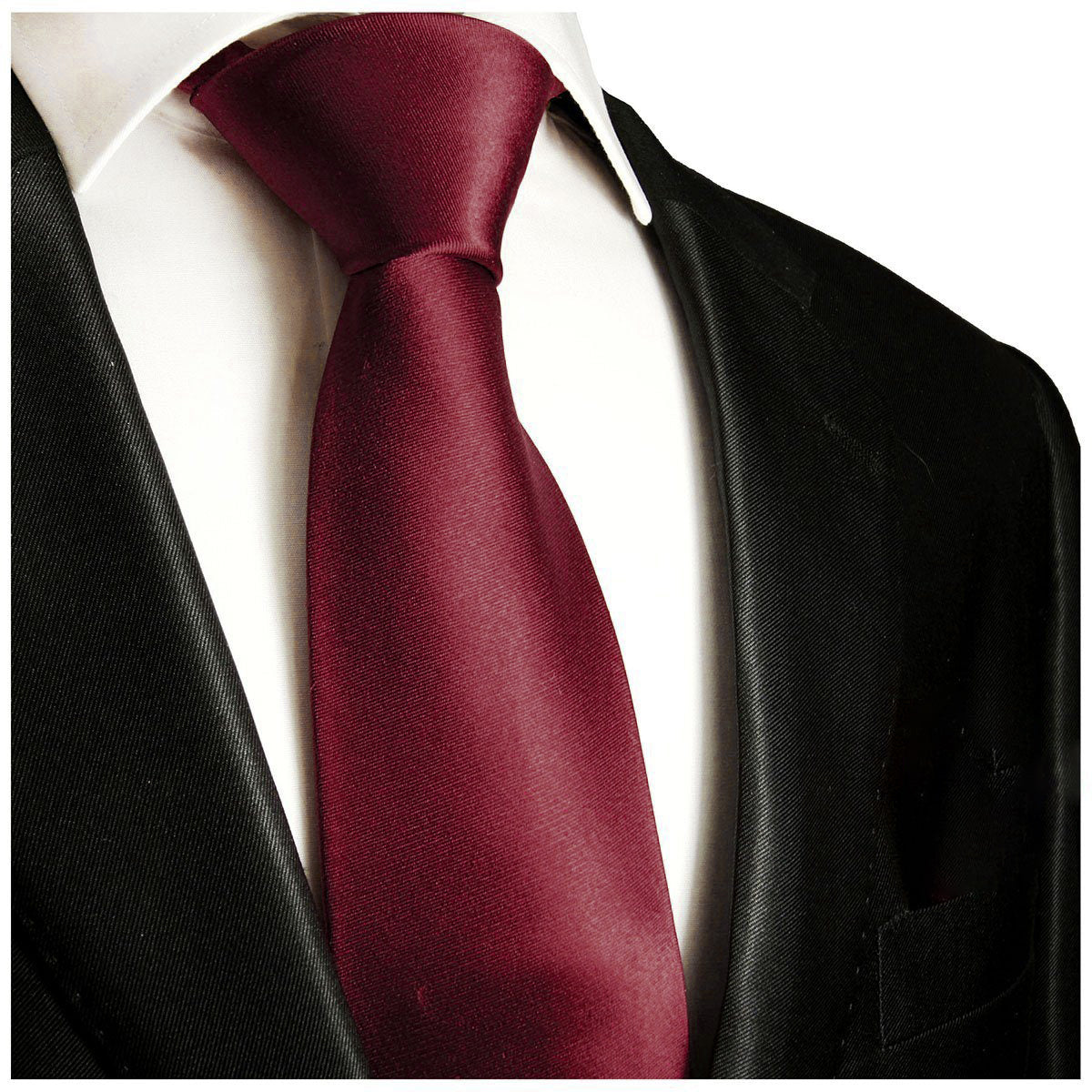 Mens Ties. Glitter Necktie Metallic Bling Burgundy Dark Red Lamé Narrow Tie With Matching Pocket Square Set - Israel - Foto 3