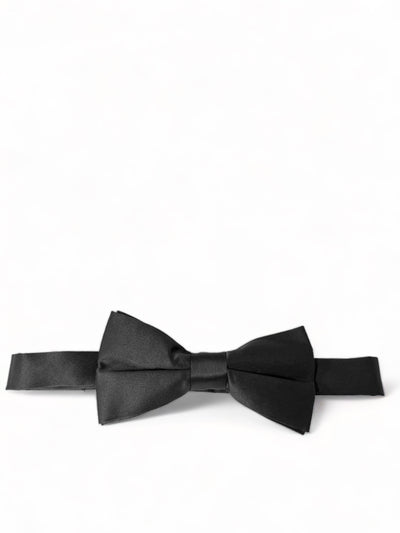 Classic Solid Black Bow Tie Paul Malone Bow Ties - Paul Malone.com