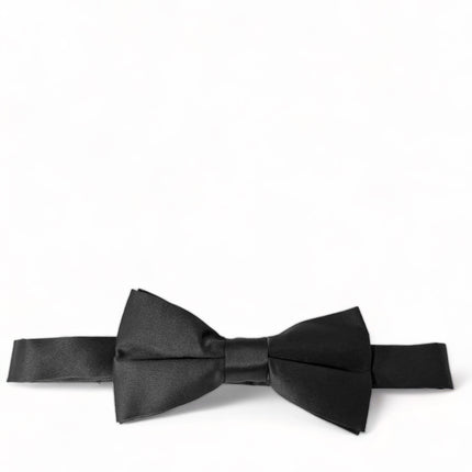 Solid Black Pre-Tied Bow Tie Paul Malone Bow Ties - Paul Malone.com