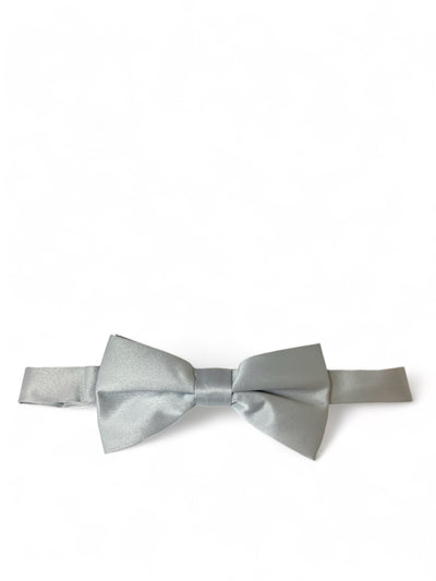 Classic Solid Silver Bow Tie Paul Malone Bow Ties - Paul Malone.com