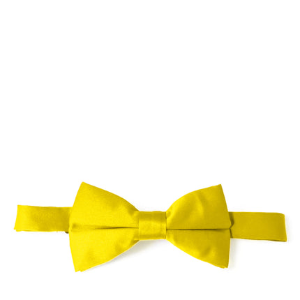 Classic Lemon Yellow Bow Tie Paul Malone Bow Ties - Paul Malone.com