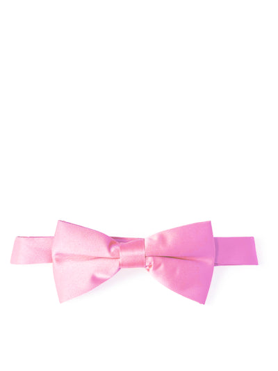 Classic Solid Light Pink Bow Tie Paul Malone Bow Ties - Paul Malone.com