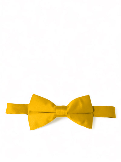 Solid Yellow Pre-Tied Bow Tie Brand Q Bow Ties - Paul Malone.com