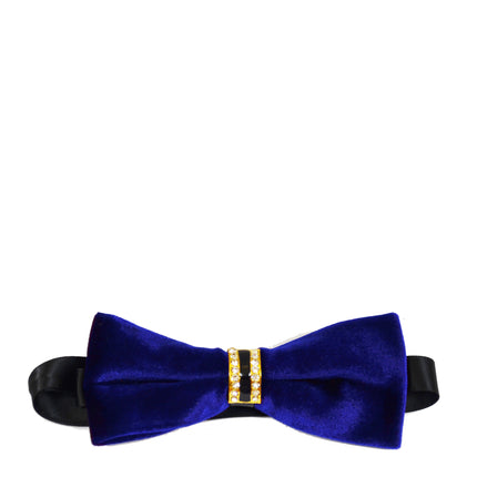 Solid Royal Blue Velvet Bow Tie Paul Malone Bow Ties - Paul Malone.com