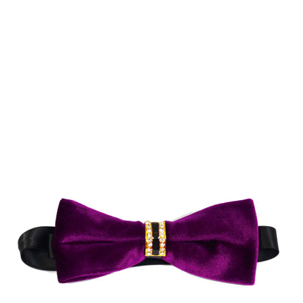 Solid Hot Pink Velvet Bow Tie Paul Malone Bow Ties - Paul Malone.com