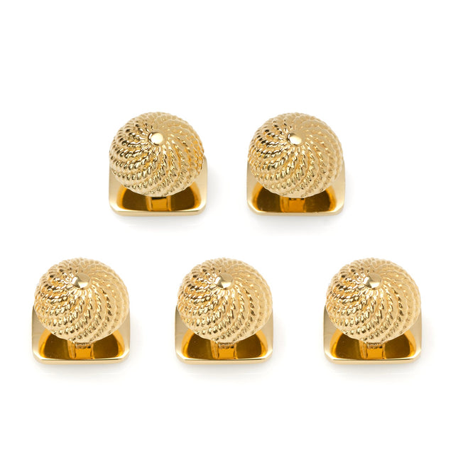VDP 3D Colony Gold Stainless Studs Ox and Bull Trading Co. Studs - Paul Malone.com