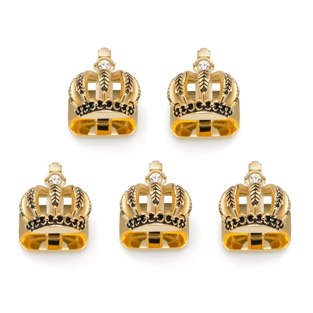 VDP 3D Crown Royal Gold Stainless Studs Ox and Bull Trading Co. Studs - Paul Malone.com