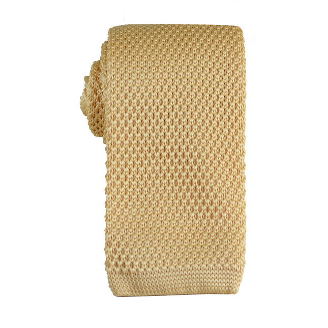Champagne Knit Tie by Paul Malone Paul Malone Ties - Paul Malone.com
