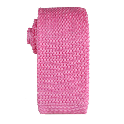 Solid Pink Knit Tie by Paul Malone Paul Malone Ties - Paul Malone.com