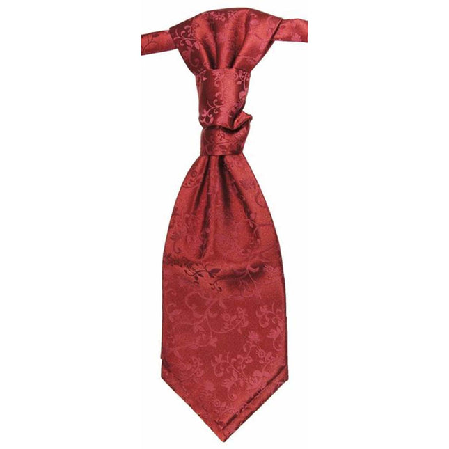 Festive Burgundy Vines Cravat Paul Malone Cravat - Paul Malone.com