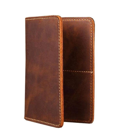 Priam Handmade Leather Passport Cover STEEL HORSE LEATHER Bags - Paul Malone.com