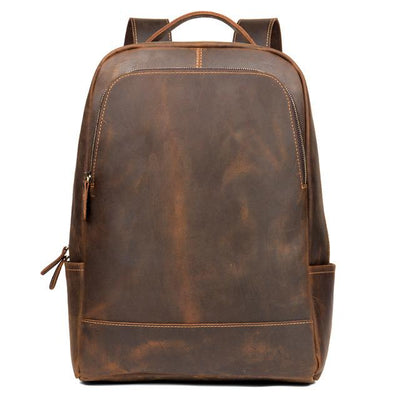 The Vernon Backpack | Genuine Vintage Leather Minimalist Backpack STEEL HORSE LEATHER Bags - Paul Malone.com
