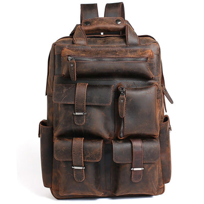 The Shelby Backpack | Handmade Genuine Leather Backpack STEEL HORSE LEATHER Bags - Paul Malone.com