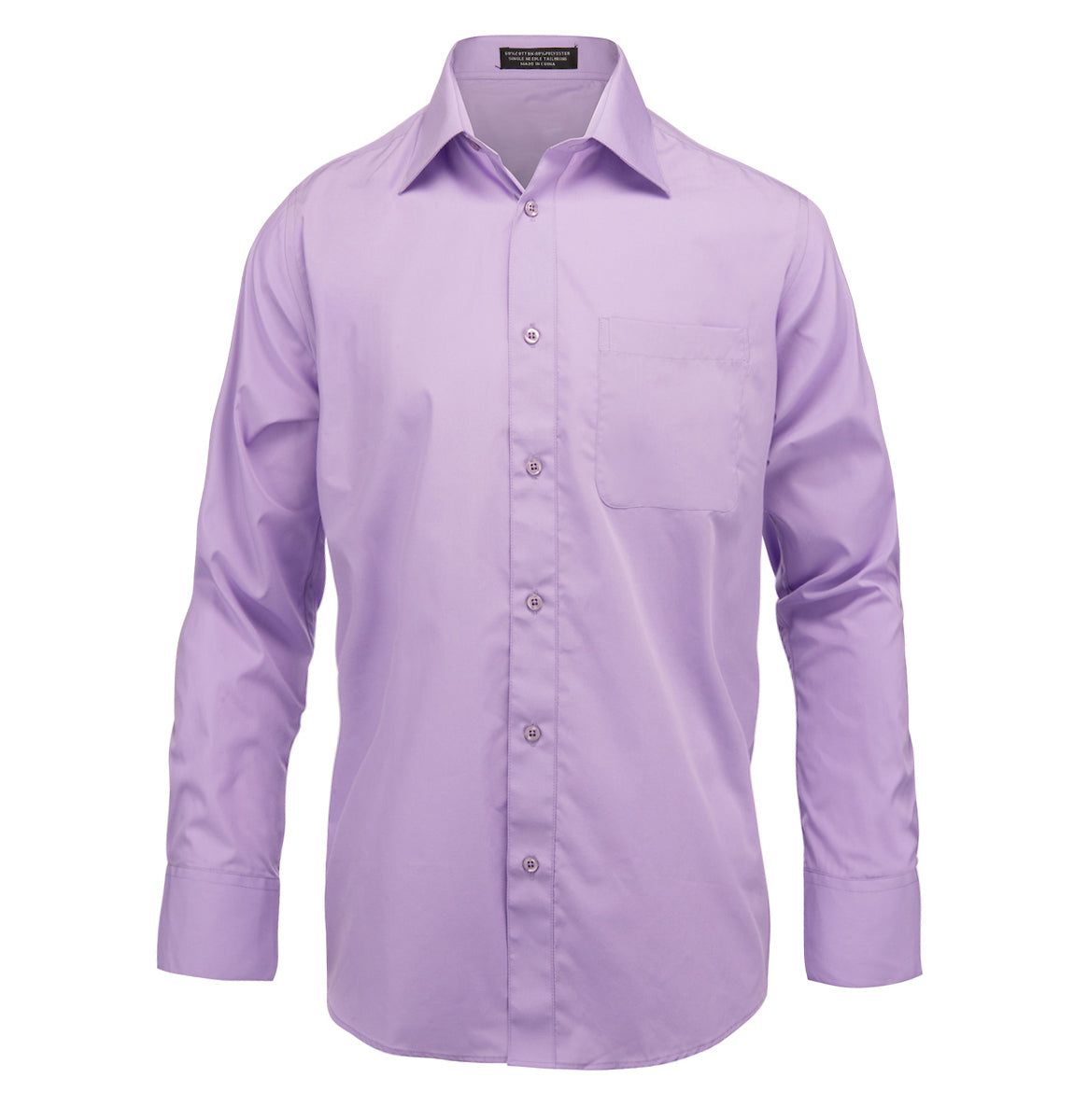 The Essential Solid Lavender Men's Dress Shirt | Paul Malone