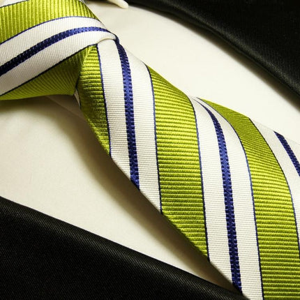 Silk Necktie Set by Paul Malone . Green Paul Malone Ties - Paul Malone.com