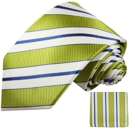 Necktie in Green, White and Navy Blue Paul Malone Ties - Paul Malone.com