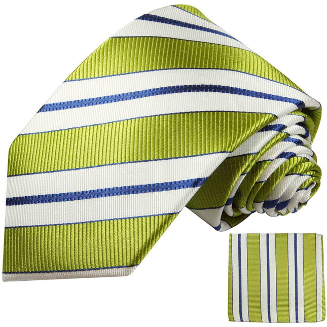 Necktie in Green, White and Navy Blue Paul Malone Ties - Paul Malone.com