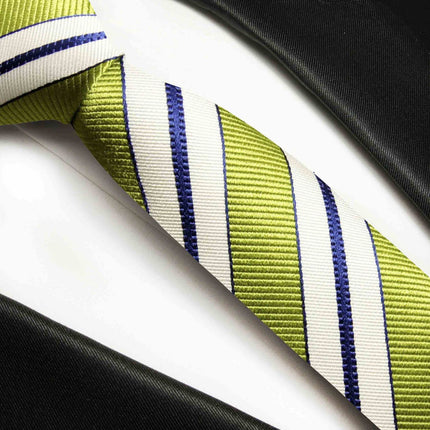 Silk Necktie Set by Paul Malone . Green Paul Malone Ties - Paul Malone.com